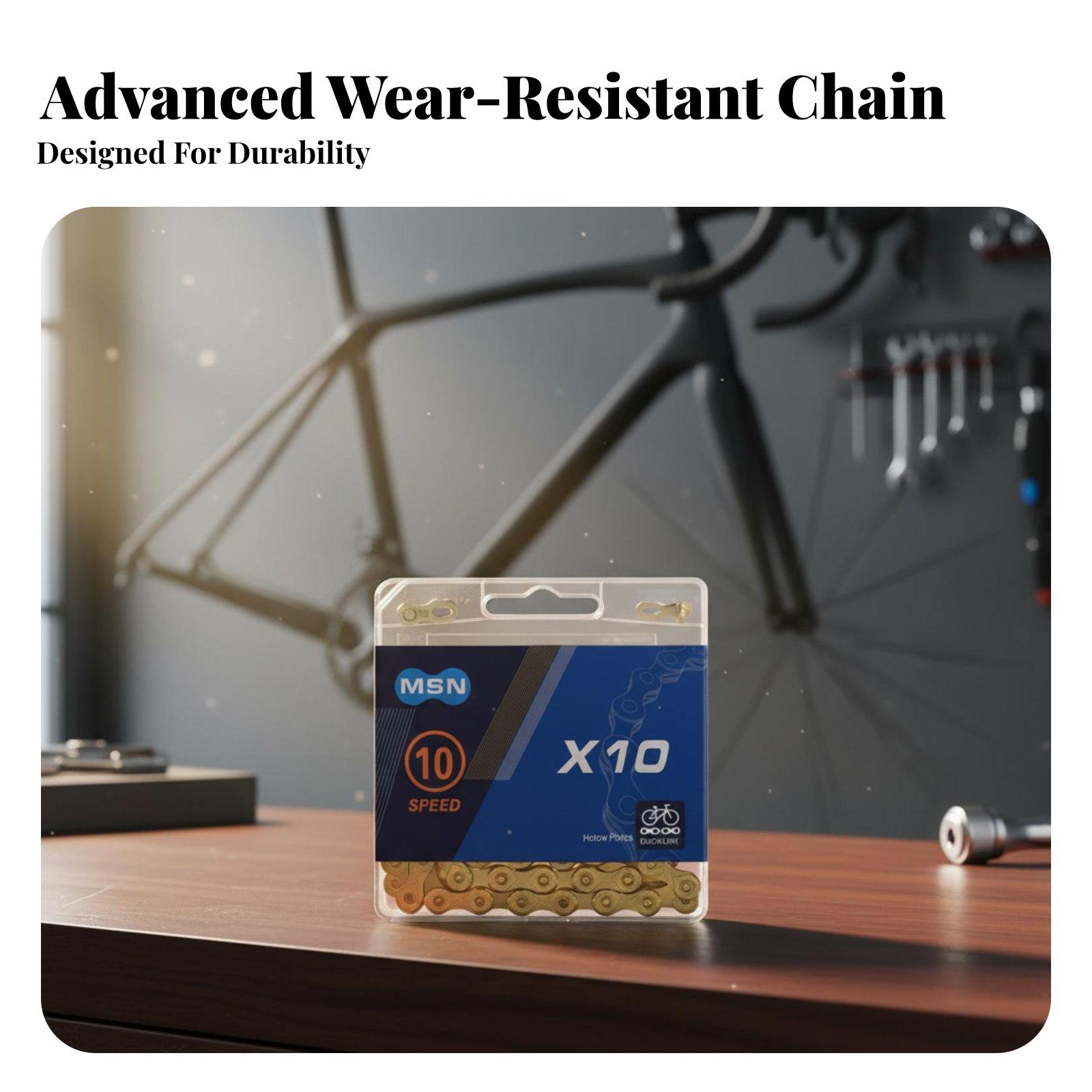 Cycling Gear Gravel - 12 Speed Bike Chain Wide Compatibility