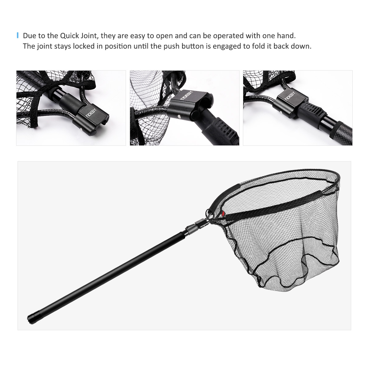 NOEBY Telescopic Landing Net F - Cycling Landing Gear recension och pris