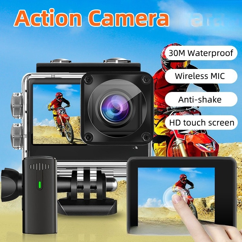 Ultra HD 5K Action Camera Wate - Bicycle Helmet recension och pris