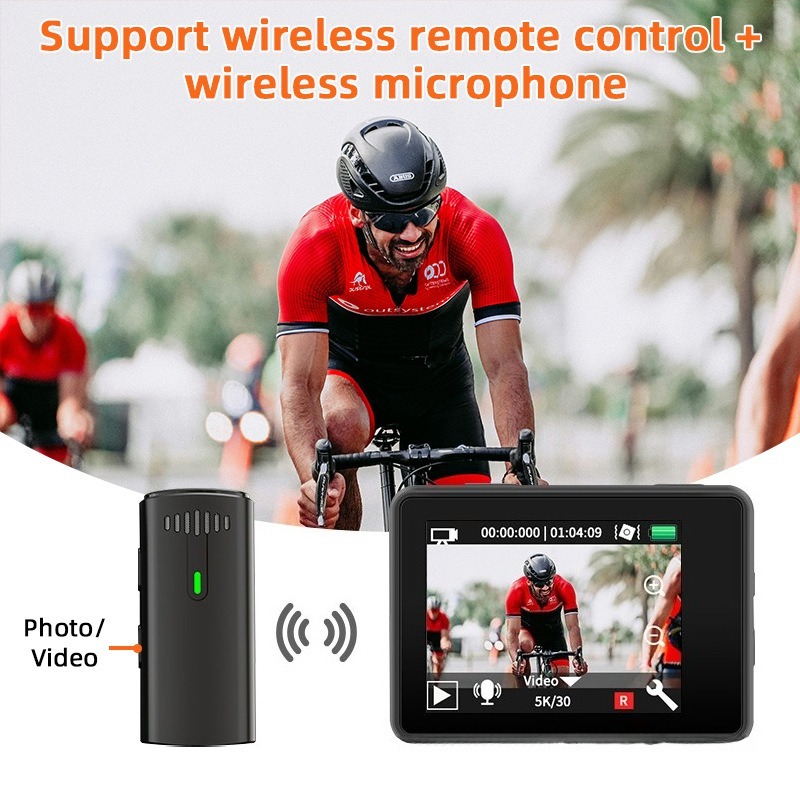Ultra HD 5K Action Camera Wate - Bicycle Helmet recension och pris