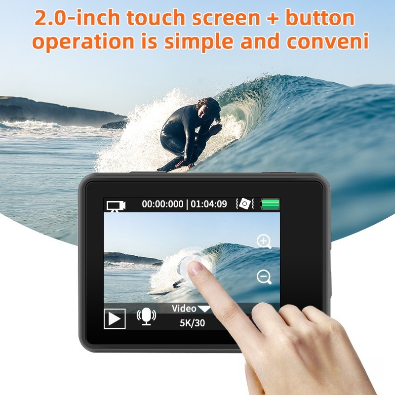 Ultra HD 5K Action Camera Wate - Bicycle Helmet recension och pris