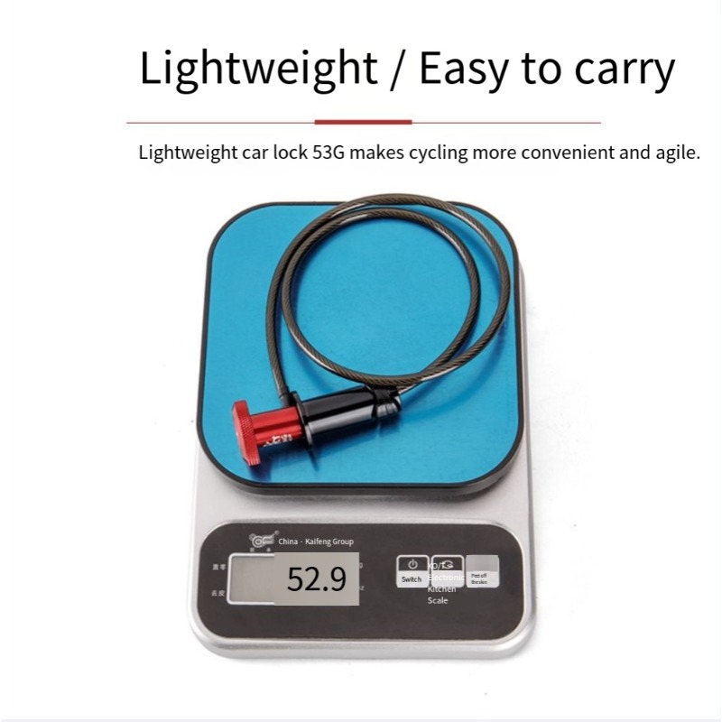 Hidden Steel Cable Bike Lock K - Bicycle Helmet recension och pris