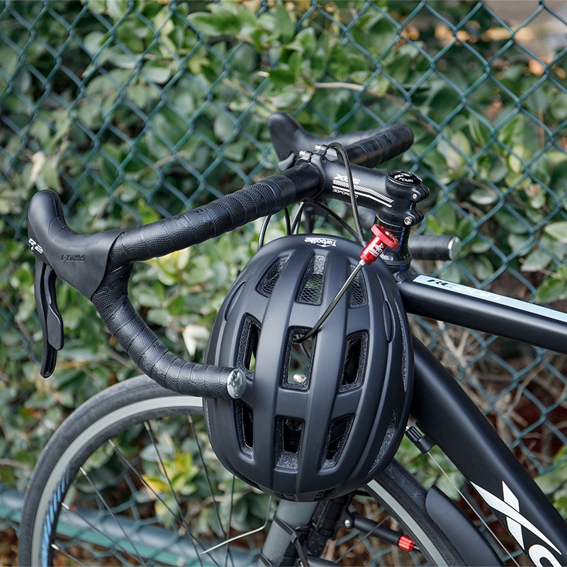 Hidden Steel Cable Bike Lock K - Bicycle Helmet recension och pris