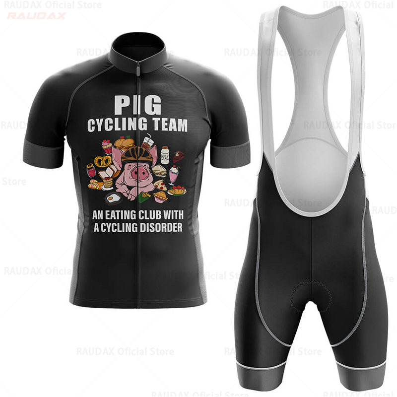 Men's Funny Pig Cartoon Anime  - Cycling Gear Lycra recension och pris