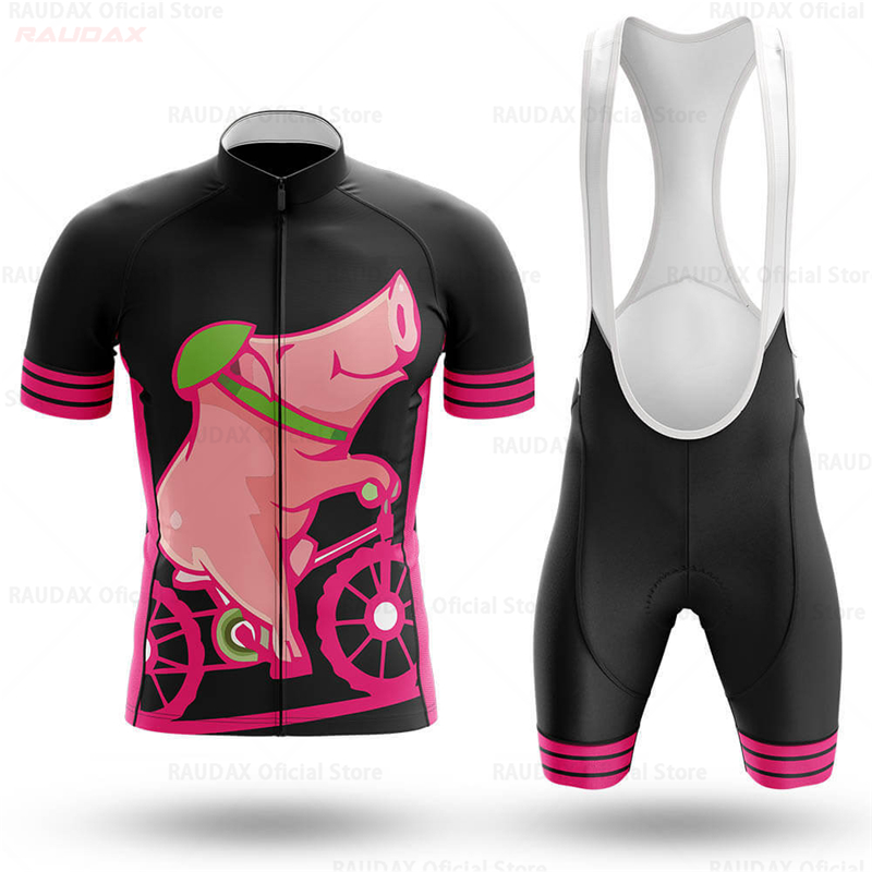 Men's Funny Pig Cartoon Anime  - Cycling Gear Lycra recension och pris