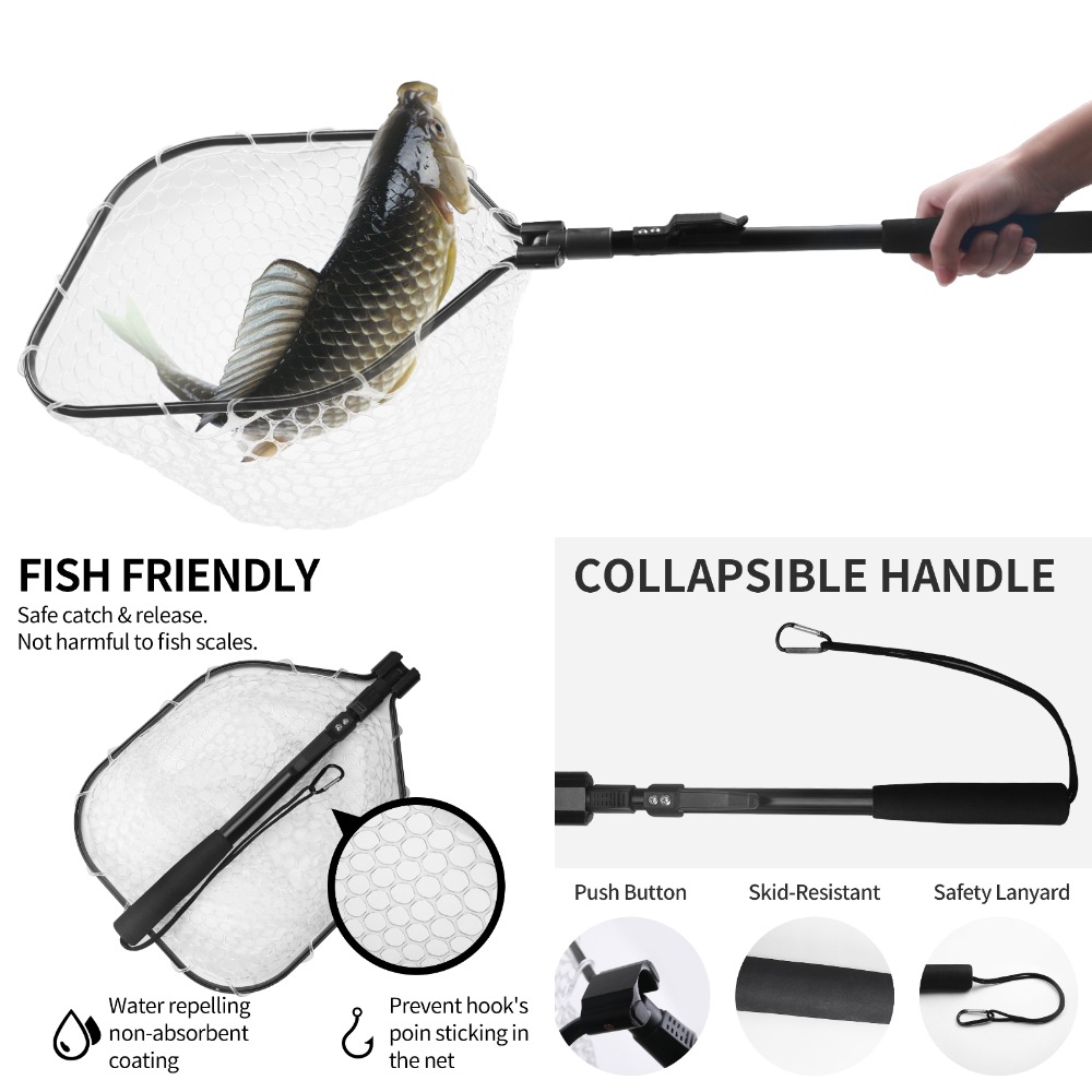 Fly Fishing Landing Net Soft R - Cycling Landing Gear recension och pris