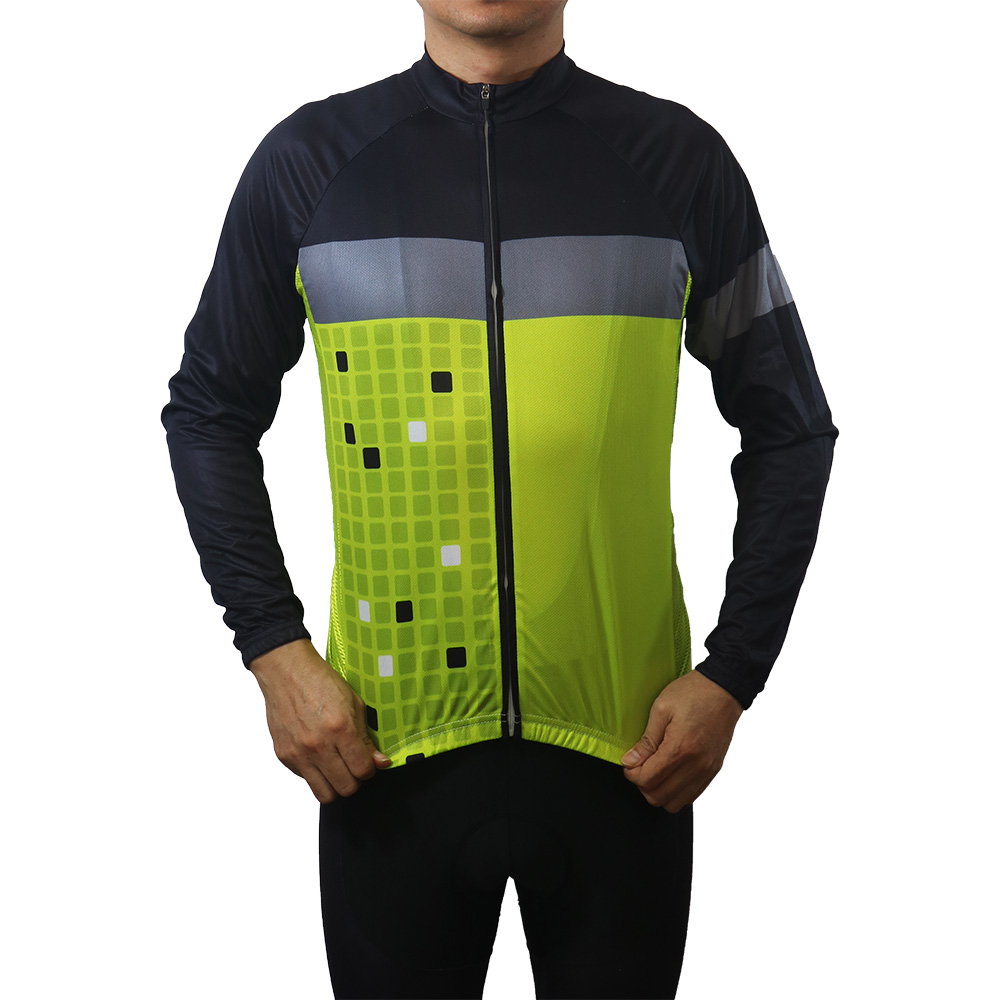 Pro cycling Jacket, Green Long - Cycling Gear Lycra recension och pris