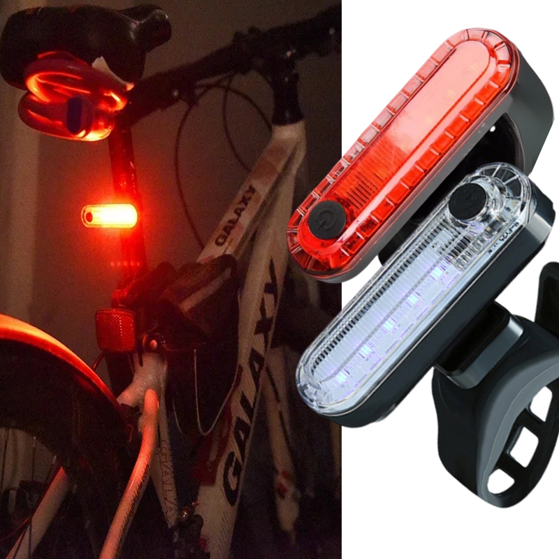 Bike Rear Tail Light USB Recha - Bicycle Helmet recension och pris