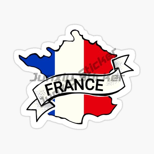 FRANCE Flag Map Creative PVC C - Bicycle Helmet recension och pris