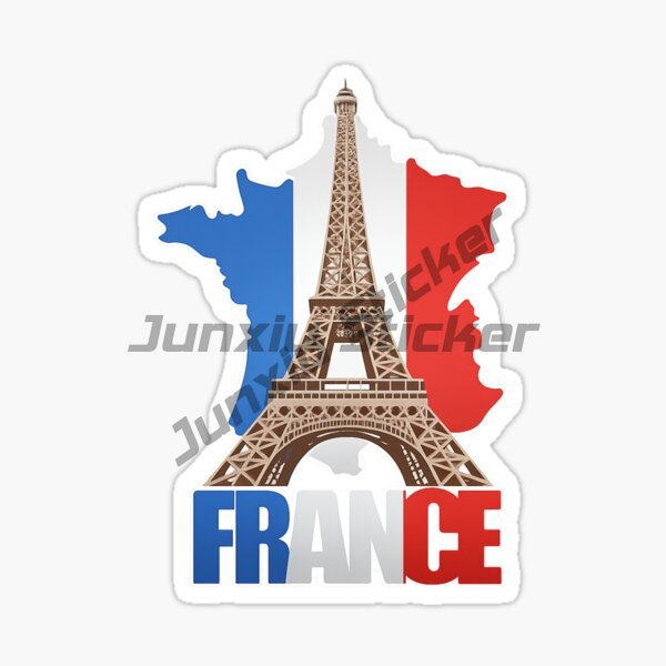 FRANCE Flag Map Creative PVC C - Bicycle Helmet recension och pris