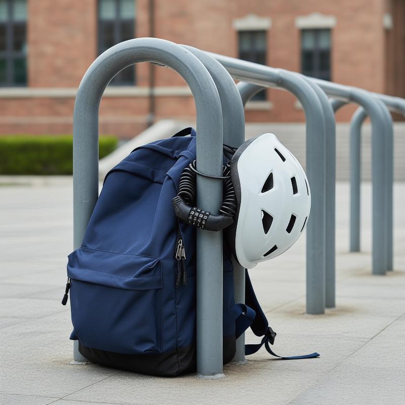 Motorcycle Helmet Lock Cable 4 - Bicycle Helmet recension och pris