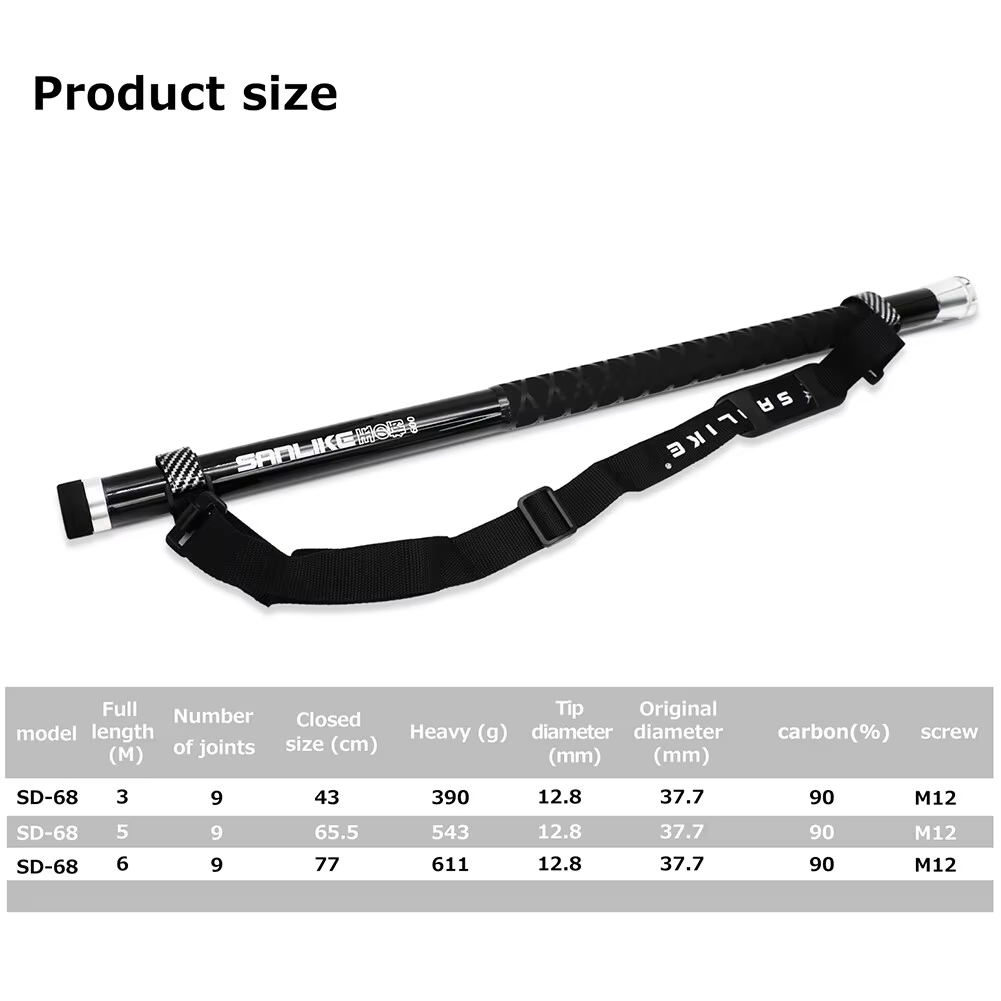 SANLIKE 3m Black Telescopic Ca - Cycling Landing Gear recension och pris